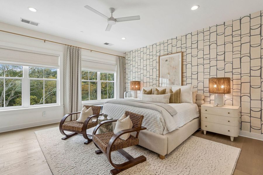 Furnished interior view inside a new home in , Charleston (Image 33).