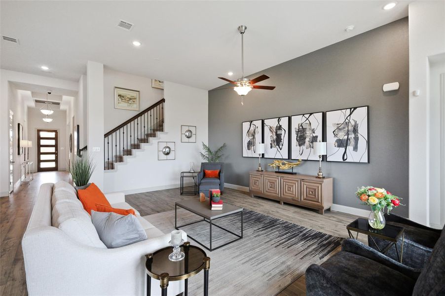 Model home photos of similar floorplans, not pictures of actual home.