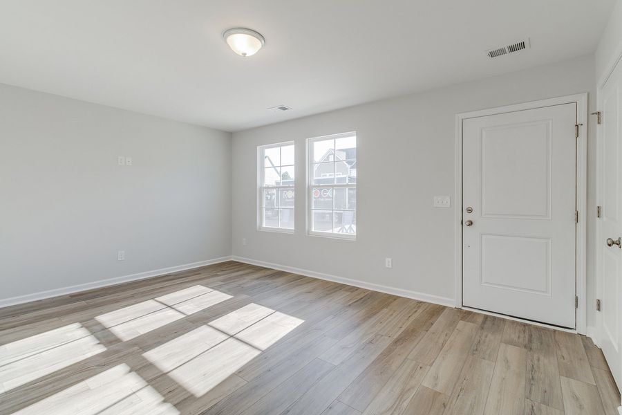 Spacious, unfurnished interior of a new home in Astoria, Columbia (Image 16). Spacious, unfurnished interior of a new home in Astoria, Columbia (Image 16).