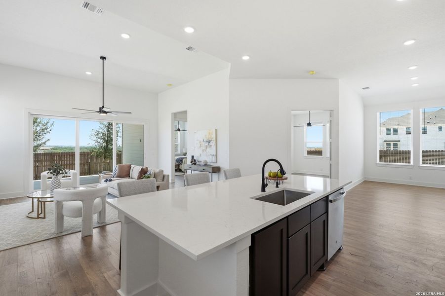 Furnished interior view inside a new home in Prominence Urban, San Antonio (Image 15).