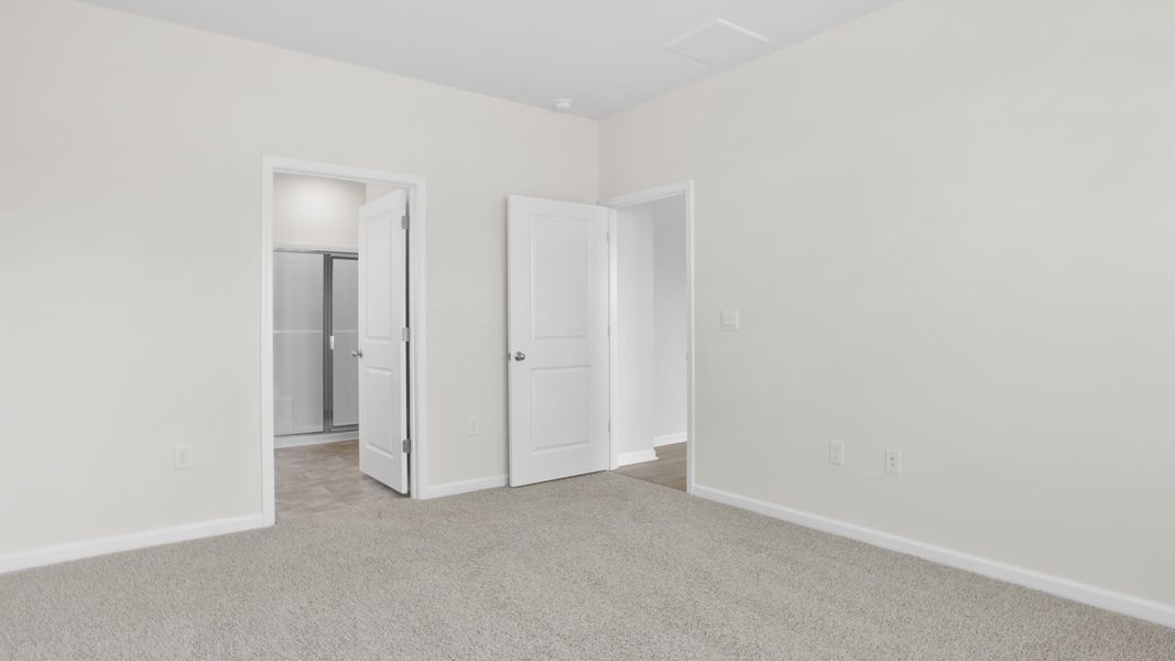 Spacious, unfurnished interior of a new home in Foxbank, Gray Court (Image 32). Spacious, unfurnished interior of a new home in Foxbank, Gray Court (Image 32).