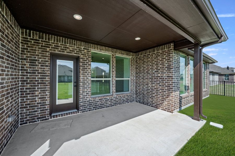 Exterior details and patio area of a home in Abe's Landing, Granbury (Image 3). Exterior details and patio area of a home in Abe's Landing, Granbury (Image 3).