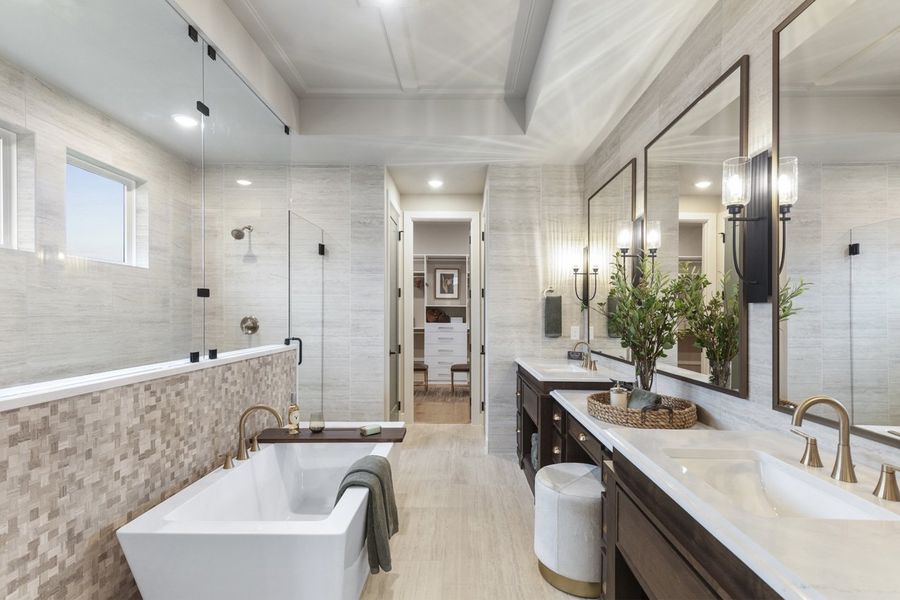 Representative Primary Bathroom - some options shown