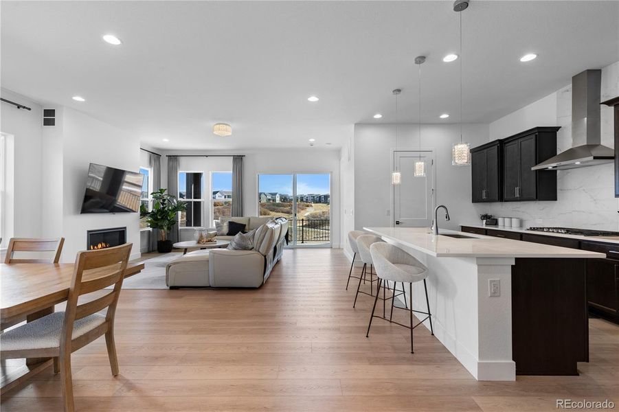 Furnished interior view inside a new home in , Castle Pines (Image 3). Furnished interior view inside a new home in , Castle Pines (Image 3).