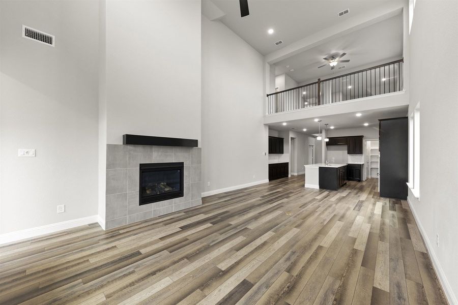 Spacious, unfurnished interior of a new home in The Reserve at Spiritas Ranch, Little Elm (Image 20). Spacious, unfurnished interior of a new home in The Reserve at Spiritas Ranch, Little Elm (Image 20).