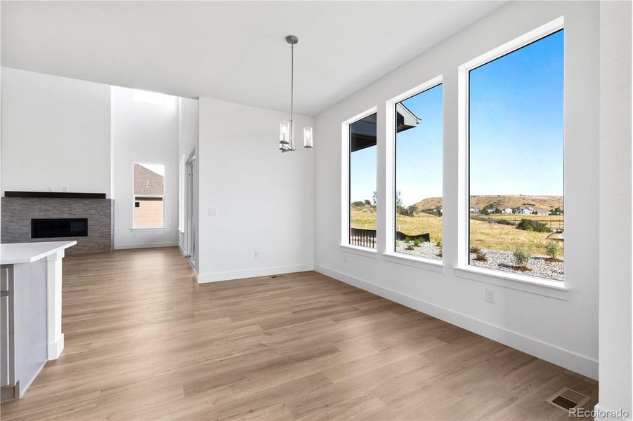 Spacious, unfurnished interior of a new home in Montaine, Castle Rock (Image 24).