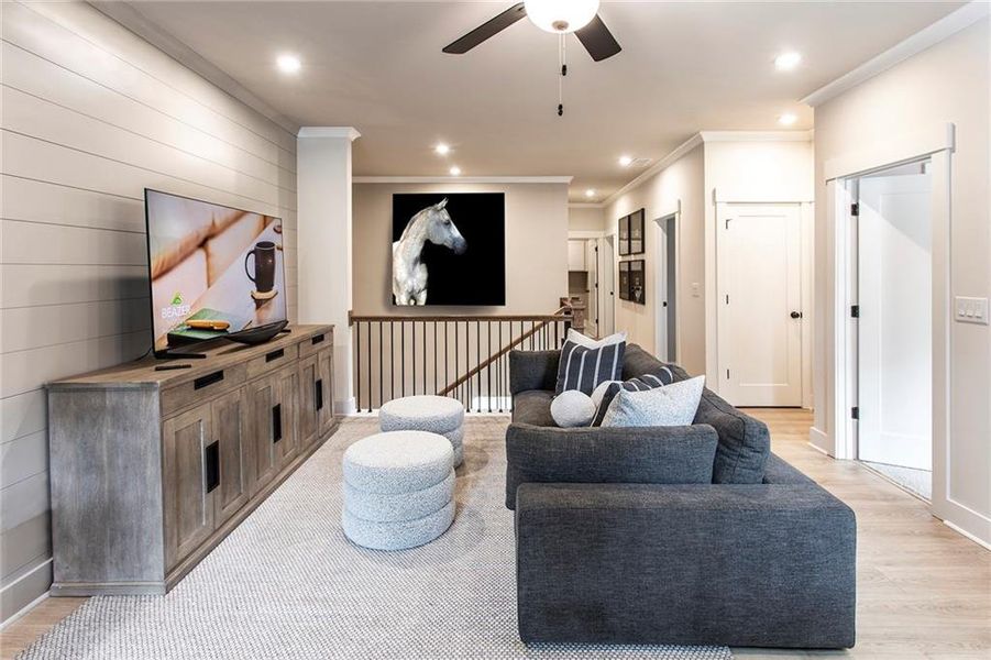 Furnished interior view inside a new home in Easton Walk, Lawrenceville (Image 23). Furnished interior view inside a new home in Easton Walk, Lawrenceville (Image 23).