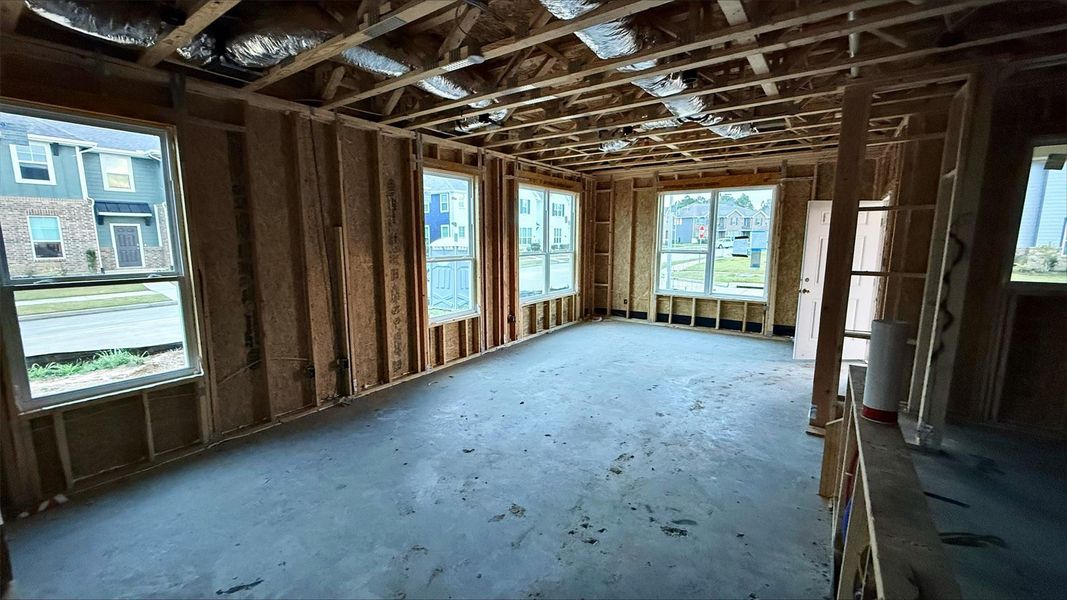 In-progress construction of a new home in Seven Oaks Townhomes, Tomball, TX (Image 11).