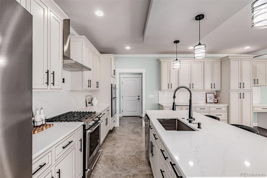 Furnished interior view inside a new home in , Firestone (Image 37).