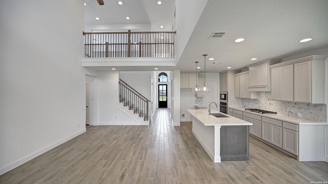Furnished interior view inside a new home in Kallison Ranch, San Antonio (Image 6).