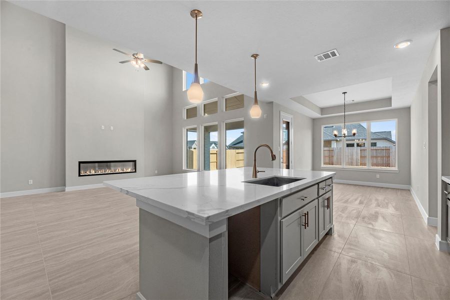 Furnished interior view inside a new home in Grange, Katy (Image 7). Furnished interior view inside a new home in Grange, Katy (Image 7).