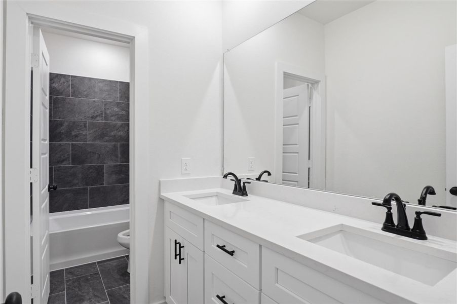 Furnished interior view inside a new home in Foxtail Palms, Manvel (Image 14).