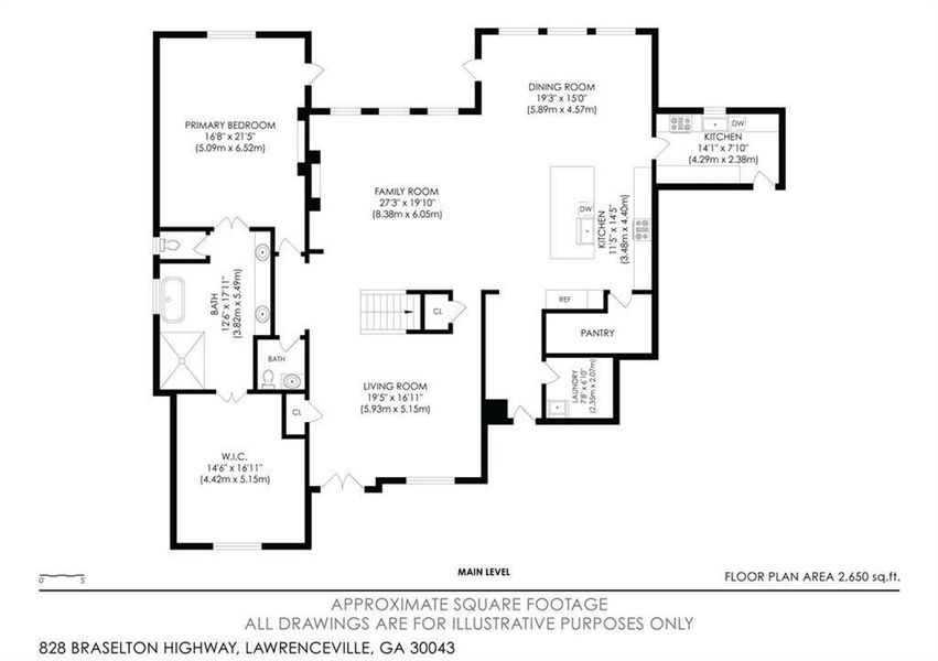 2D floor plan layout of this home in , Lawrenceville, GA (Image 5).