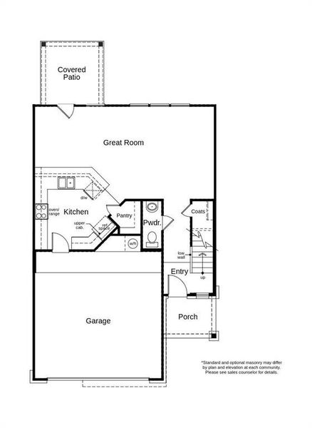 This floor plan features 3 bedrooms, 2 full baths, 1 half bath and over 1,800 square feet of living space.