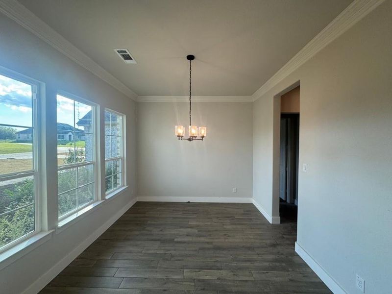 Spacious, unfurnished interior of a new home in Creekview Addition, Van Alstyne (Image 10). Spacious, unfurnished interior of a new home in Creekview Addition, Van Alstyne (Image 10).