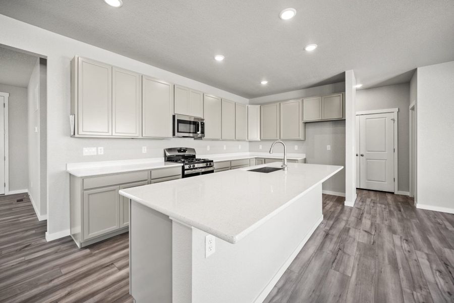 Furnished interior view inside a new home in The Glen-12, Colorado Springs (Image 4). Furnished interior view inside a new home in The Glen-12, Colorado Springs (Image 4).