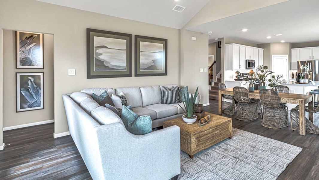 Furnished interior view inside a new home in Avalon at Cypress 40s, Cypress (Image 13).