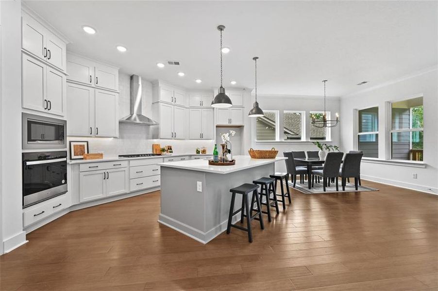 Furnished interior view inside a new home in , Flowery Branch (Image 4).