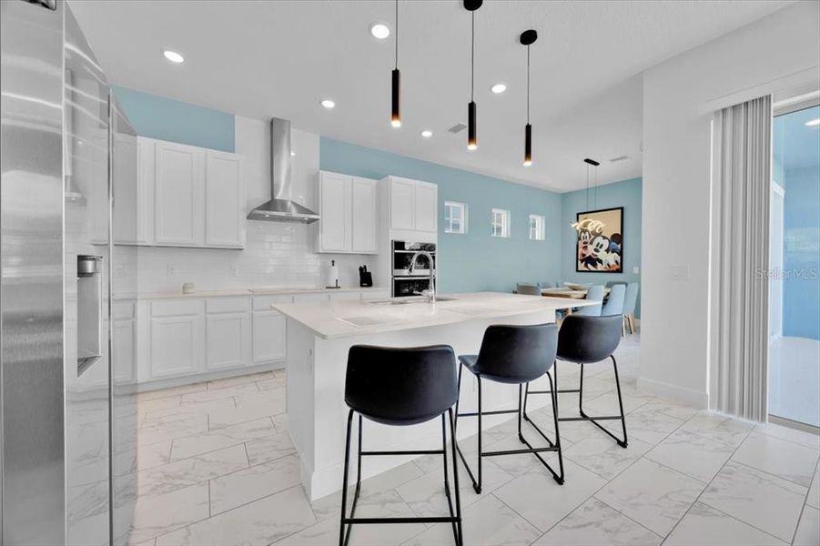 Furnished interior view inside a new home in , Reunion (Image 15).