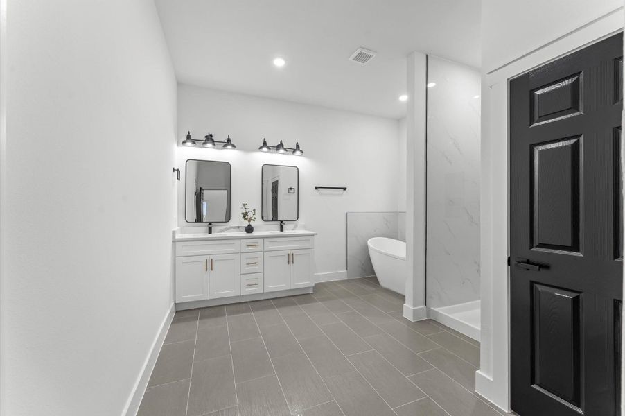 Furnished interior view inside a new home in , Huffman (Image 19).