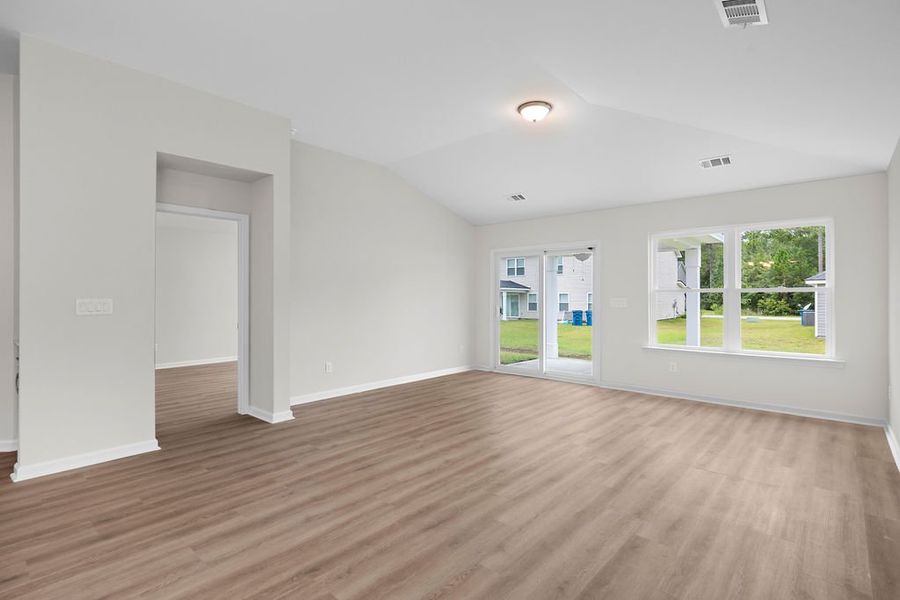 Representative unfurnished interior of a home built from the The Loblolly by Smith Family Homes in Heritage at New Riverside, Bluffton (Image 14).
