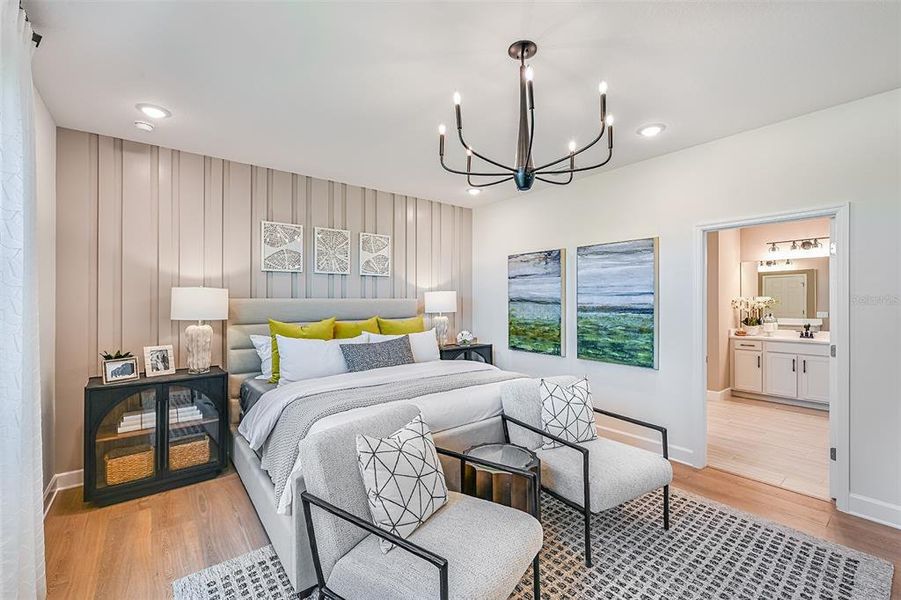 Furnished interior view inside a new home in , Kissimmee (Image 8).