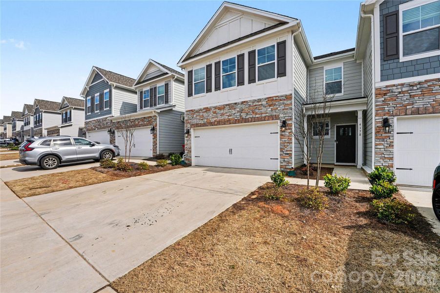 Front exterior of a new home in , Sherrills Ford, NC, highlighting curb appeal (Image 21).