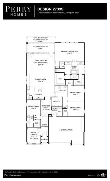 Floor Plan for 2739S