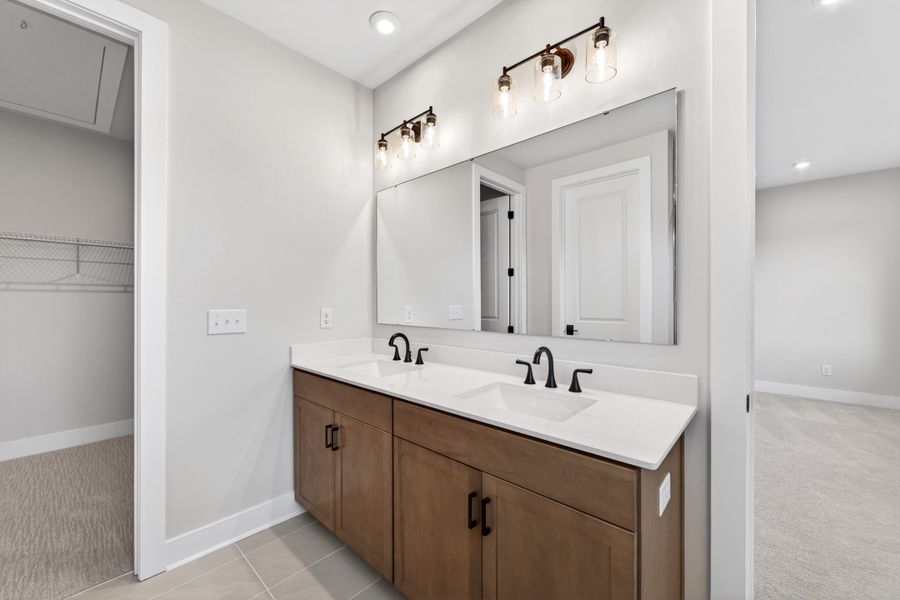 Furnished interior view inside a new home in Seven Oaks, Belmont (Image 14).