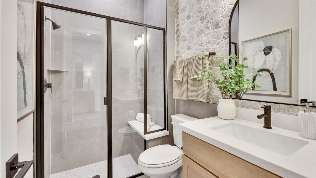 Representative furnished interior of a home built from the Elm by Brightland Homes in Katy Lakes, Katy (Image 13). Representative furnished interior of a home built from the Elm by Brightland Homes in Katy Lakes, Katy (Image 13).