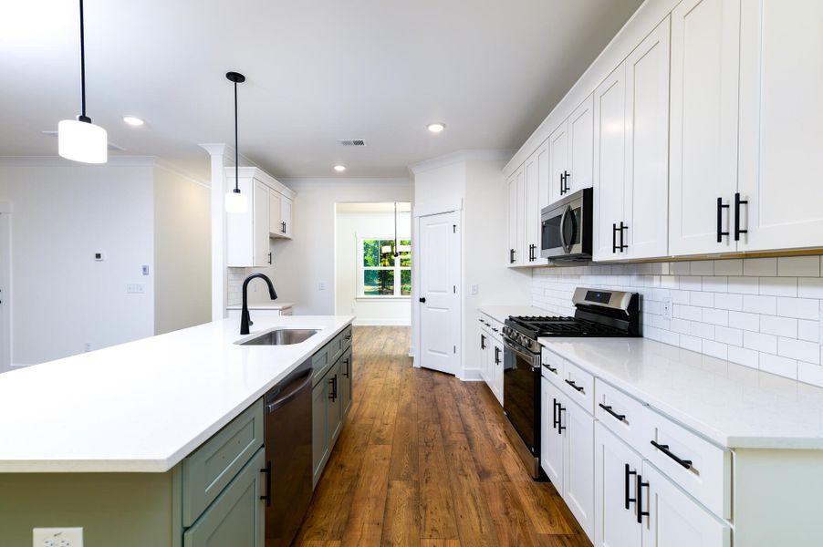 Furnished interior view inside a new home in , Charleston (Image 10).
