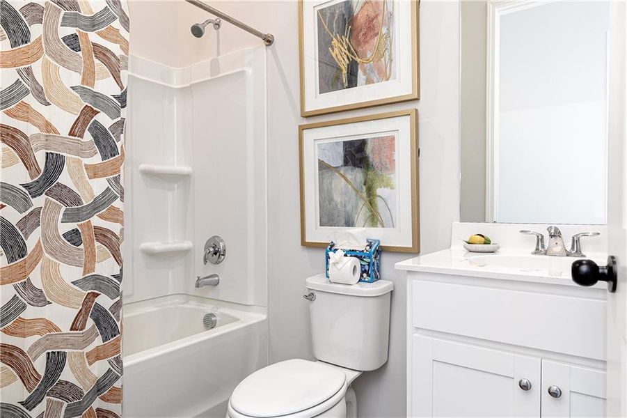 Furnished interior view inside a new home in , Powder Springs (Image 25).