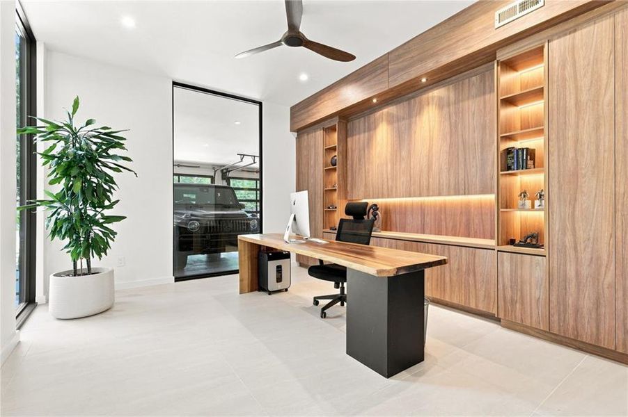 Furnished interior view inside a new home in , Marietta (Image 56).