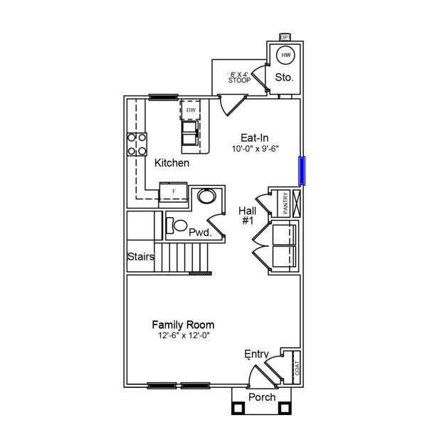 2D floor plan layout of this home in Padgett Commons, Hopkins, SC (Image 2). 2D floor plan layout of this home in Padgett Commons, Hopkins, SC (Image 2).
