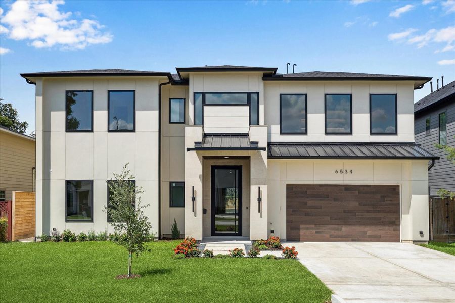 Welcome to 6534 Corbinn St. This striking modern exterior offers sleek lines, large windows, and a welcoming covered entryway. Welcome to 6534 Corbinn St. This striking modern exterior offers sleek lines, large windows, and a welcoming covered entryway.