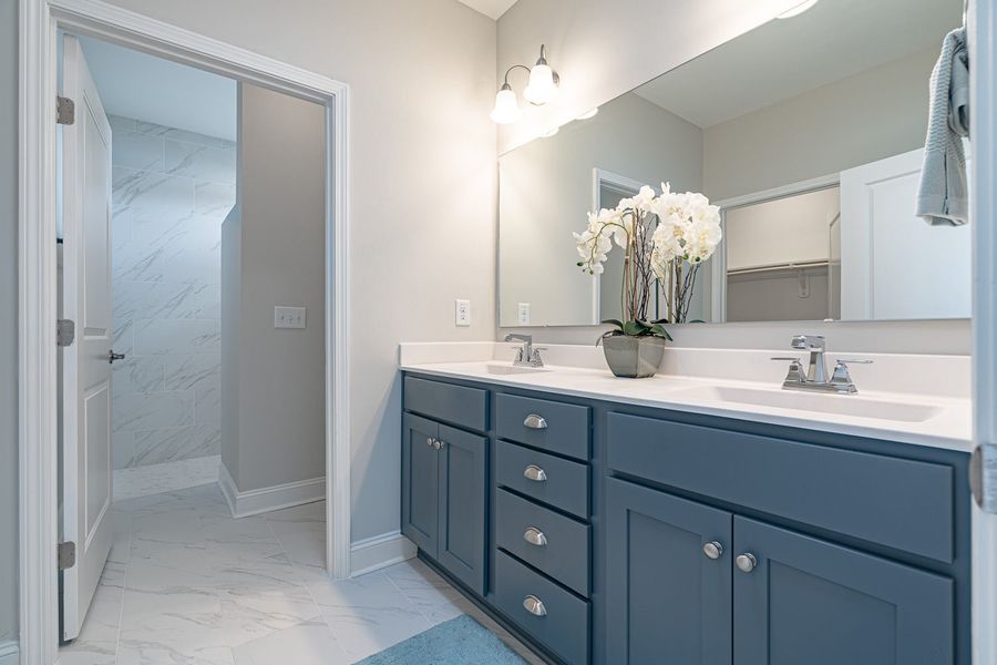 Representative furnished interior of a home built from the Palazzo by McKee Homes in The Cottages at 78 North, Sanford (Image 8).