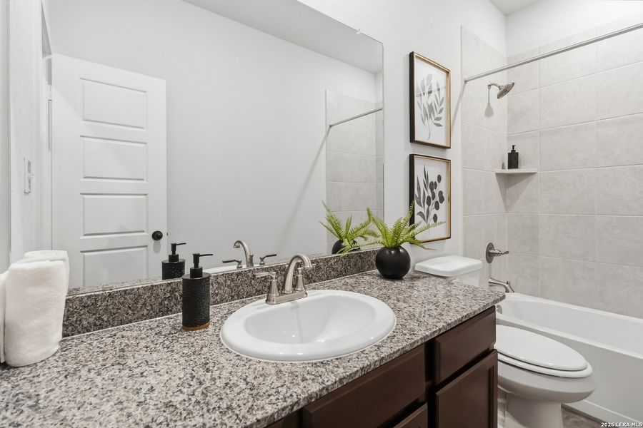 Furnished interior view inside a new home in Red Hawk Landing, San Antonio (Image 9).