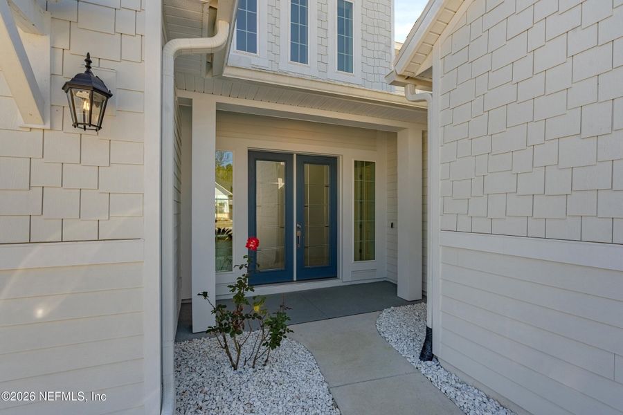 Exterior details and patio area of a home in Middlebourne, St. Johns (Image 3).