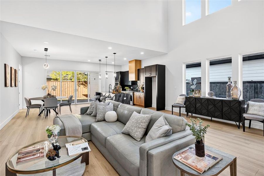 Furnished interior view inside a new home in , Dallas (Image 6). Furnished interior view inside a new home in , Dallas (Image 6).