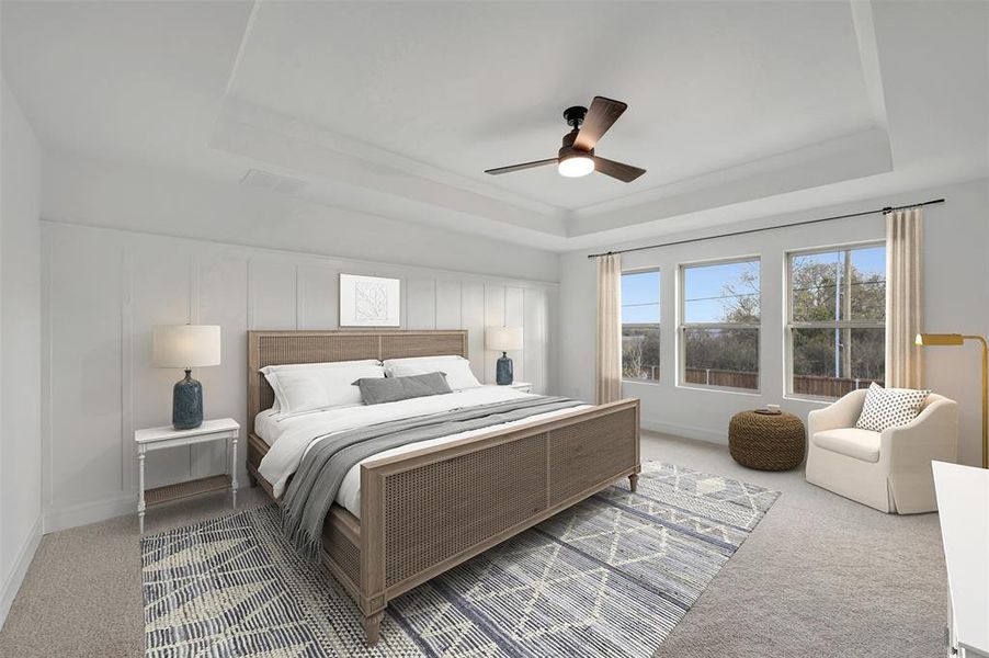 Furnished interior view inside a new home in Heritage Ranch, Sherman (Image 8).