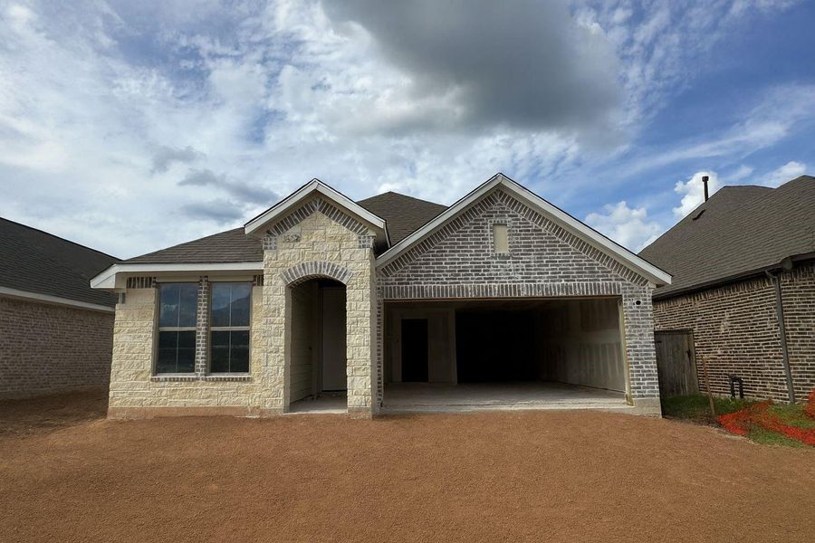 In-progress construction of a new home in Escondido 45', Magnolia, TX (Image 3).