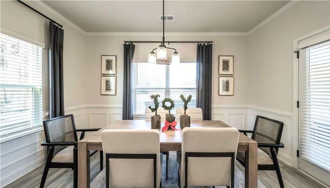 Furnished interior view inside a new home in Canterbury Villas, Carrollton (Image 35).