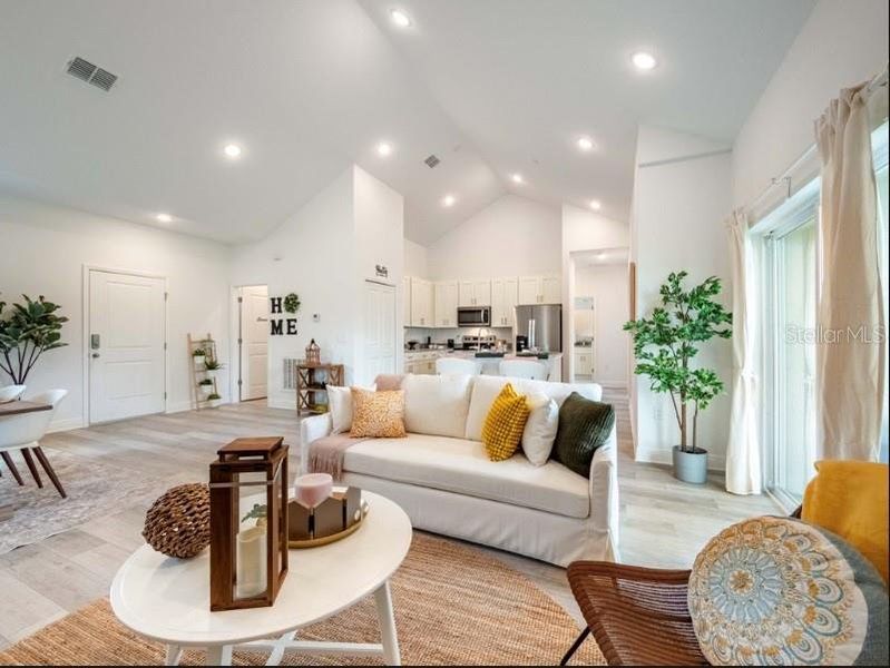 Furnished interior view inside a new home in , Ocala (Image 20).