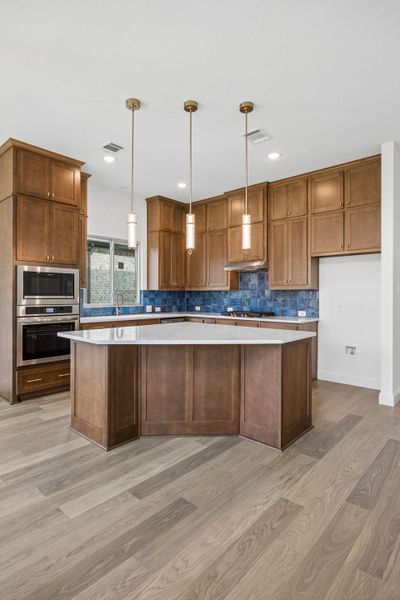 Furnished interior view inside a new home in Country Lakes, Denton (Image 9).