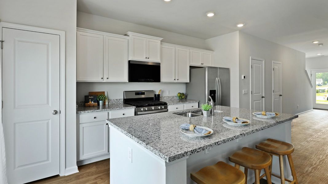 Representative furnished interior of a home built from the DUNCAN by D.R. Horton in Carolina Groves Townhomes, Moncks Corner (Image 4).