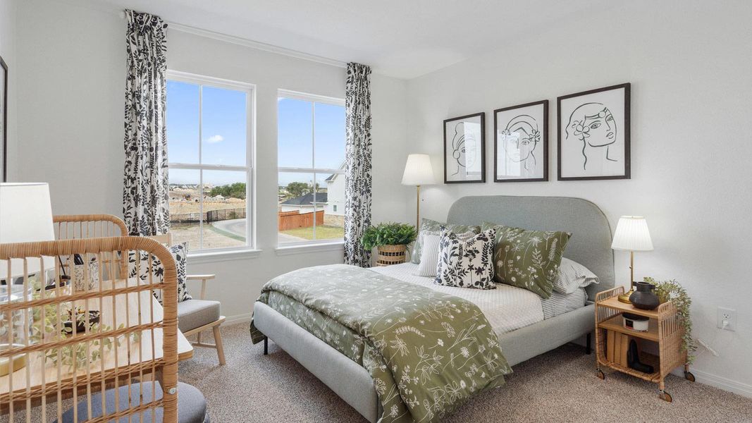 Furnished interior view inside a new home in Avery Centre, Round Rock (Image 18).