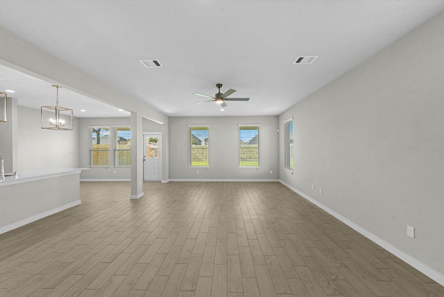 Spacious, unfurnished interior of a new home in Grand Oaks Village, Houston (Image 17). Spacious, unfurnished interior of a new home in Grand Oaks Village, Houston (Image 17).