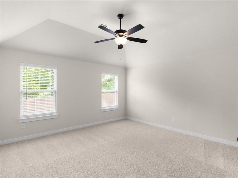Spacious, unfurnished interior of a new home in Hadley Farms, Godley (Image 34). Spacious, unfurnished interior of a new home in Hadley Farms, Godley (Image 34).