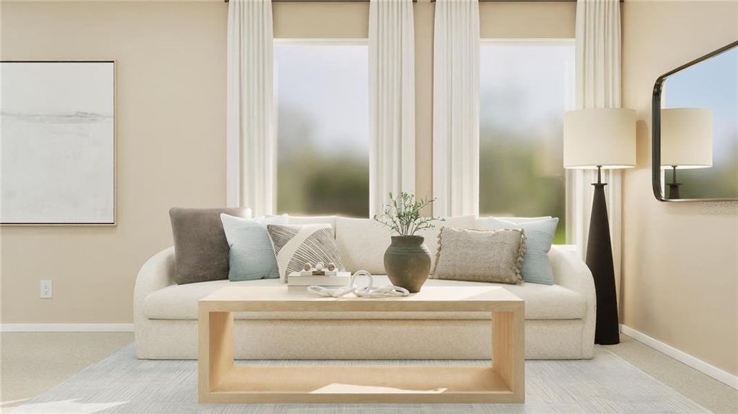 Furnished interior view inside a new home in , Kissimmee (Image 15).