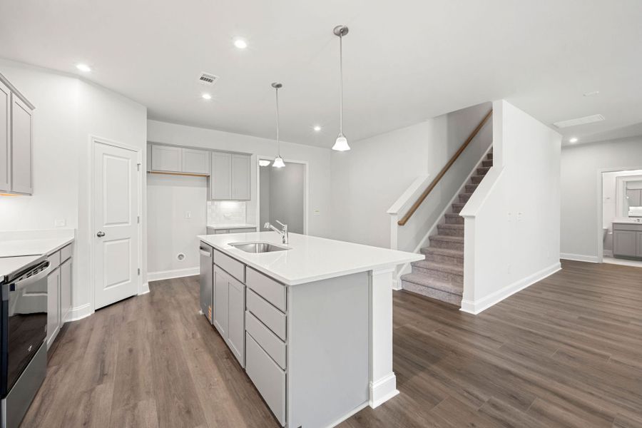 Furnished interior view inside a new home in Waterways, Richmond Hill (Image 5).